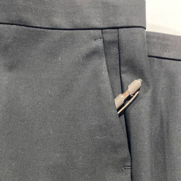 NWOT Ann Taylor Women's Tailored Fit Trouser Pants Hook Closure Black Size 10 - Picture 8 of 11